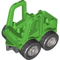 Duplo Street Sweeper, with Wheel Hellgrün