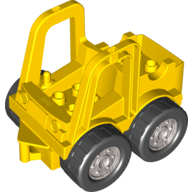 Duplo Street Sweeper, with Wheel Gelb