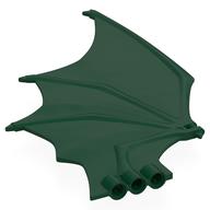 Creature Body Part, Dragon, Wing Large Dark Green