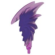 Flame, Axle, with Marbled Dark Purple Pattern Trans-Dark Pink