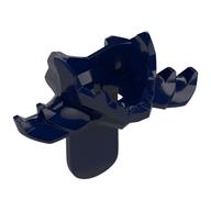 Minifig Neckwear Armour with Dragon Jaw Dark Blue