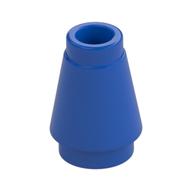 Kegel 1 × 1 [oben Rille] Blau