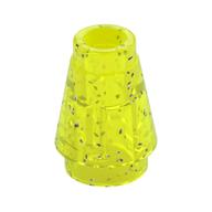 Cone 1 × 1 [Top Groove] Glitter Trans-Neon Green