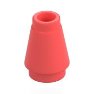 Cone 1 × 1 [Top Groove] Coral