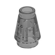 Cone 1 × 1 [Top Groove] Trans-Black