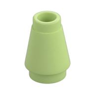 Cone 1 × 1 [Top Groove] Yellowish Green