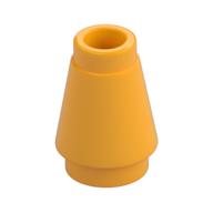 Cone 1 × 1 [Top Groove] Bright Light Orange