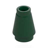 Cone 1 × 1 [Top Groove] Dark Green