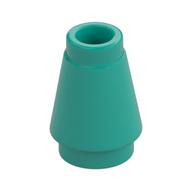 Cone 1 × 1 [Top Groove] Dark Turquoise