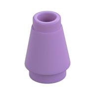Cone 1 × 1 [Top Groove] Medium Lavender