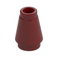 Cone 1 × 1 [Top Groove] Dark Red