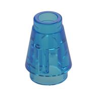 Cone 1 × 1 [Top Groove] Trans-Dark Blue
