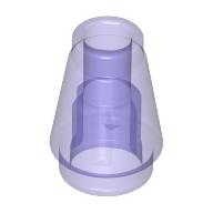 Cone 1 × 1 [Top Groove] Trans-Purple