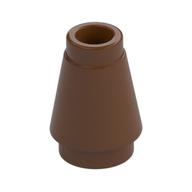 Cone 1 × 1 [Top Groove] Reddish Brown