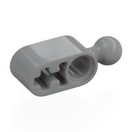 Technic Beam 1 × 2 with Towball Straight Light Bluish Gray