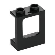 Window 1 × 2 × 2 Plane, Hollow Studs, Single Hole Top and Bottom for Glass