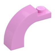 Brick Arch 1 × 3 × 2 Curved Top Bright Pink