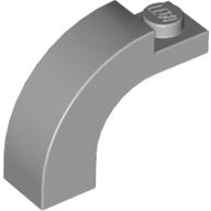 Brick Arch 1 × 3 × 2 Curved Top Light Bluish Gray