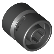 Wheel 11 × 12 with Hole Notched for Wheels Holder Pin Black