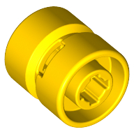 Wheel 11 × 12 with Hole Notched for Wheels Holder Pin Gelb
