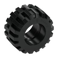 Tyre 21 × 12 with Offset Tread Small Wide Black