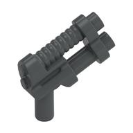 Weapon Gun / Pistol Two Barrel, 8 Ribs Dunkelblaugrau