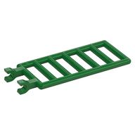 Stange 7 × 3 mit doppelt Clips (Leiter) [gerade Clips] Grün