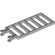 Stange 7 × 3 mit doppelt Clips (Leiter) [gerade Clips] Hellblaugrau