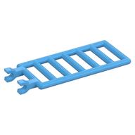 Stange 7 × 3 mit doppelt Clips (Leiter) [gerade Clips] Mittelblau