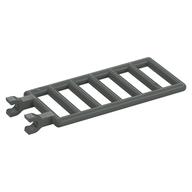 Bar 7 × 3 with Double Clips (Ladder) [Straight Clips] Dark Gray