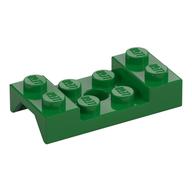 Wheel Arch, Mudguard 2 × 4 Studded with Hole Green