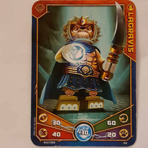 Trading Card, Legends of Chima Deck #1: 2 [Lagravis] [Keine Farbe/Beliebige Farbe]