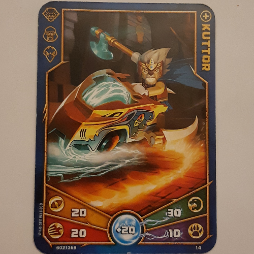 Trading Card, Legends of Chima Deck #1: 14 [Kuttor] [Keine Farbe/Beliebige Farbe]