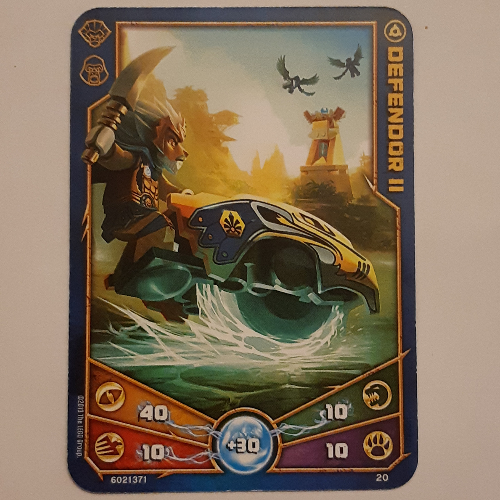 Trading Card, Legends of Chima Deck #1: 20 [Defendor II] [No Color/Any Color]