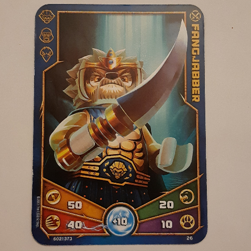 Trading Card, Legends of Chima Deck #1: 26 [Fangjabber] [Keine Farbe/Beliebige Farbe]