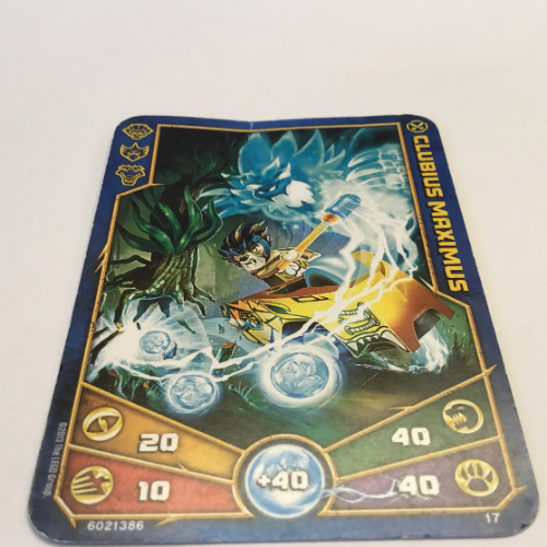 Trading Card, Legends of Chima Deck #1: 17 [Clubius Maximus] [Keine Farbe/Beliebige Farbe]