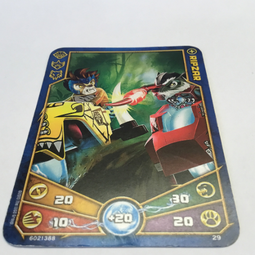 Trading Card, Legends of Chima Deck #1: 29 [Ripzar] [No Color/Any Color]