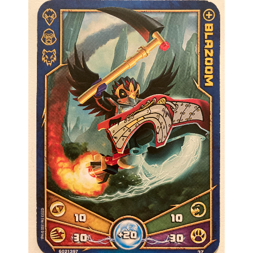 Trading Card, Legends of Chima Deck #1: 37 [Blazoom] [No Color/Any Color]