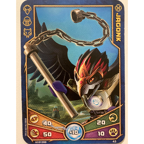 Trading Card, Legends of Chima Deck #1: 43 [Jagonk] [Keine Farbe/Beliebige Farbe]