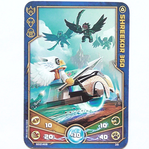 Trading Card, Legends of Chima Deck #1: 35 [Shreekor 360] [Keine Farbe/Beliebige Farbe]