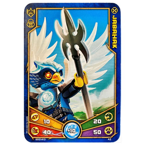 Trading Card, Legends of Chima Deck #1: 42 [Jabahak] [Keine Farbe/Beliebige Farbe]