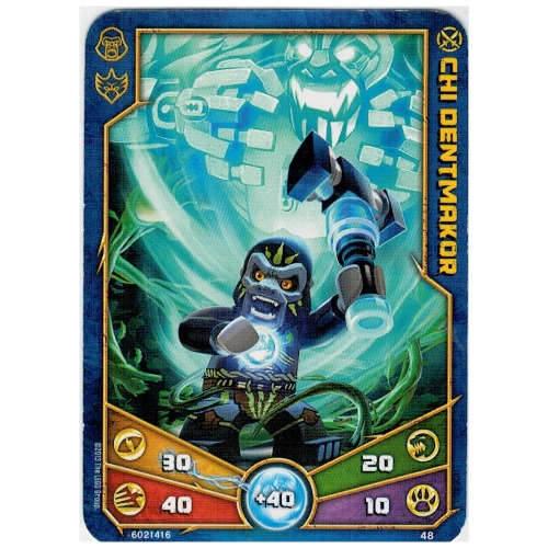 Trading Card, Legends of Chima Deck #1: 48 [Chi Dentmakor] [No Color/Any Color]