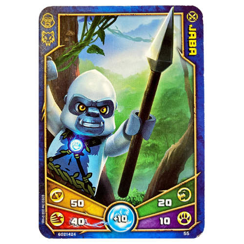 Trading Card, Legends of Chima Deck #1: 55 [Jaba] [No Color/Any Color]