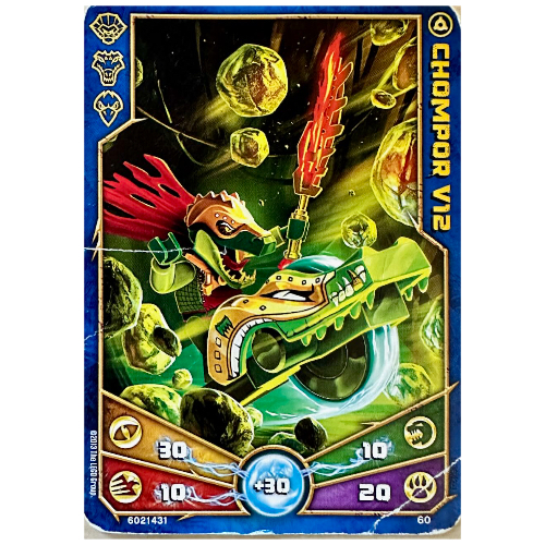 Trading Card, Legends of Chima Deck #1: 60 [Chompor V12] [Keine Farbe/Beliebige Farbe]