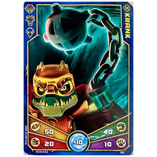 Trading Card, Legends of Chima Deck #1: 66 [Krank] [No Color/Any Color]