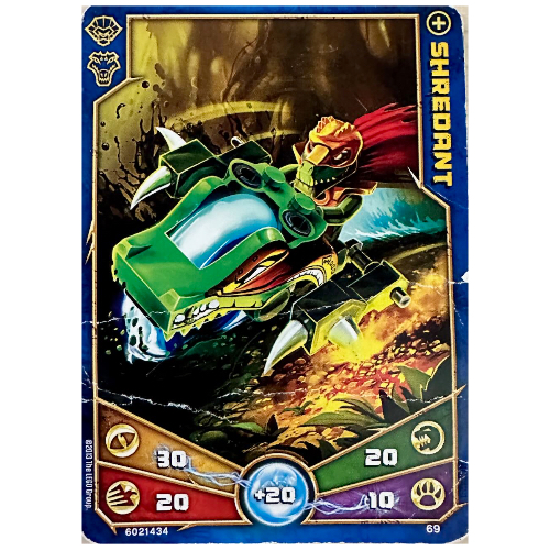 Trading Card, Legends of Chima Deck #1: 69 [Shredant] [Keine Farbe/Beliebige Farbe]