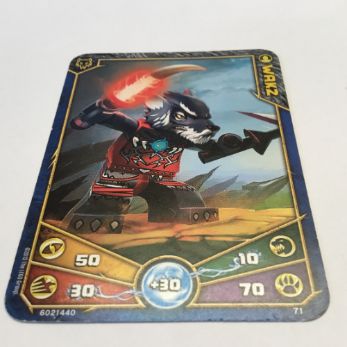 Trading Card, Legends of Chima Deck #1: 71 [Wakz] [Keine Farbe/Beliebige Farbe]