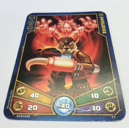 Trading Card, Legends of Chima Deck #1: 77 [Maurak] [No Color/Any Color]
