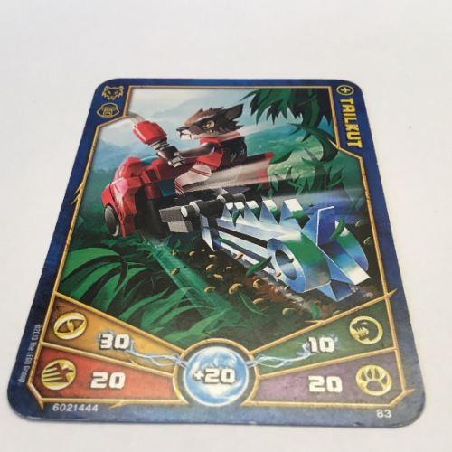 Trading Card, Legends of Chima Deck #1: 83 [Tailkut] [No Color/Any Color]