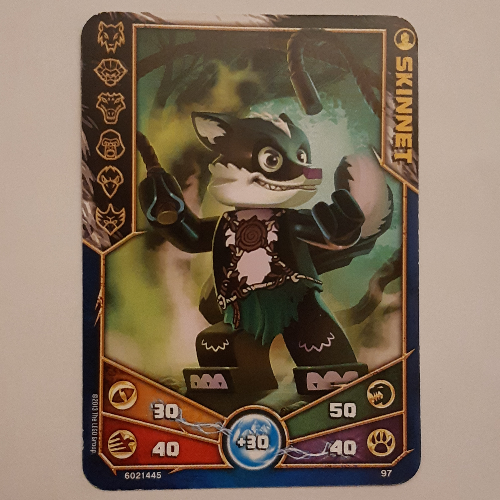 Trading Card, Legends of Chima Deck #1: 97 [Skinnet] [No Color/Any Color]